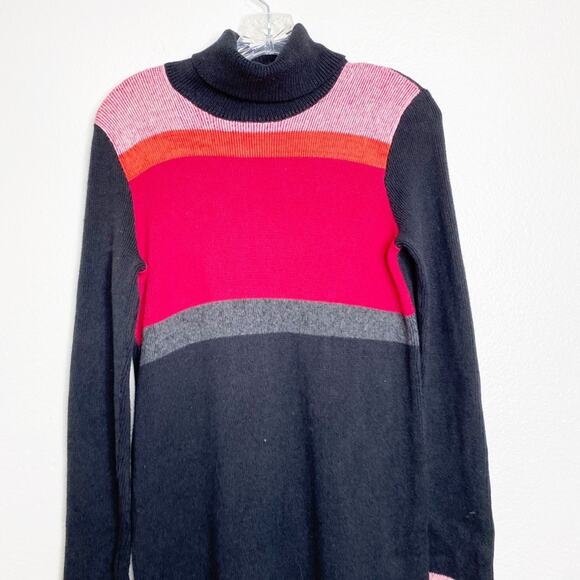 free people winter break color block sweater dress size small - Picture 3 of 10